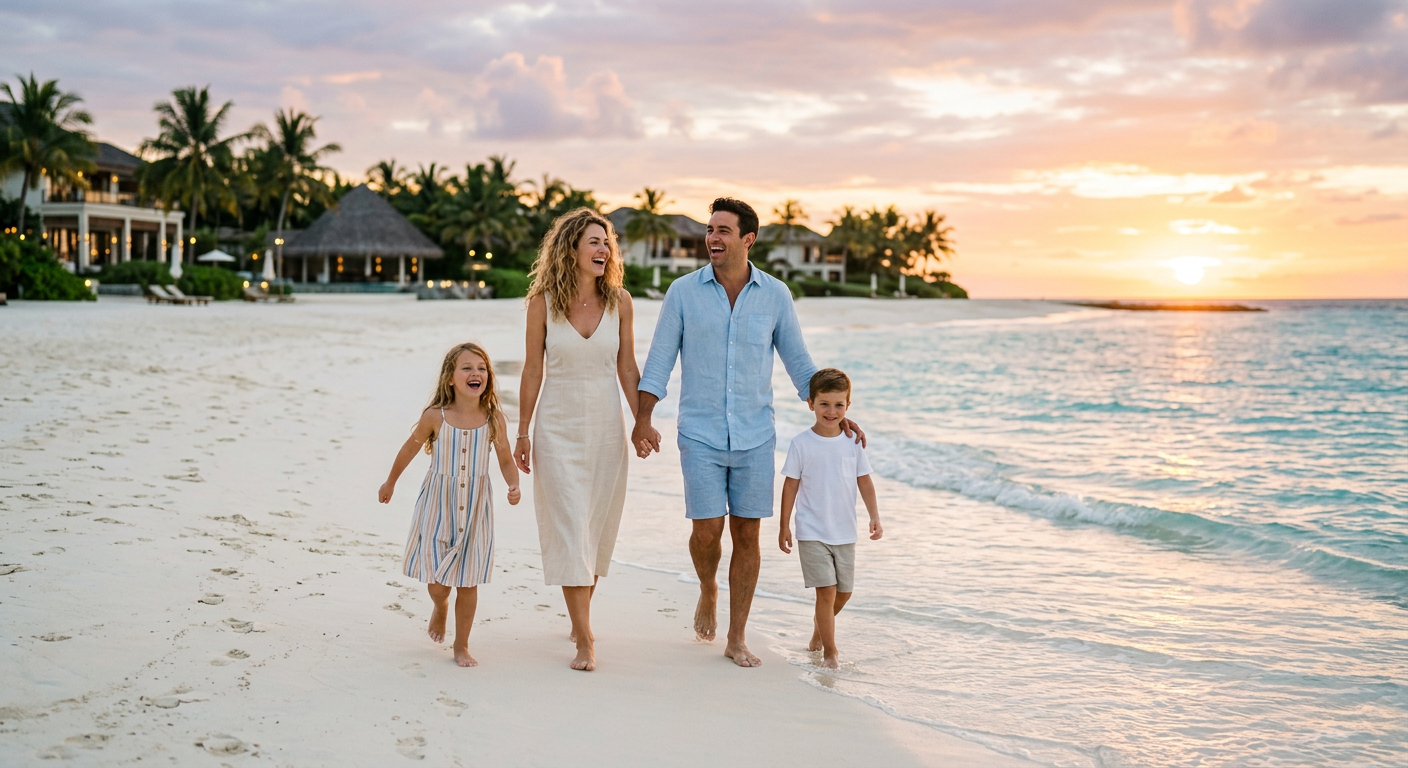 Resort guests enjoying a protected vacation